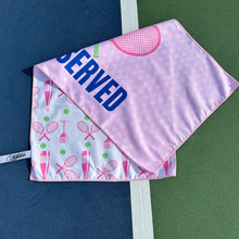 Load image into Gallery viewer, Over Served Tennis Microfiber Athletic Towel