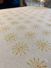 Load image into Gallery viewer, Hand Printed Sun Dish Towel