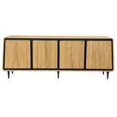 Load image into Gallery viewer, Striation 4 Door Modern Console