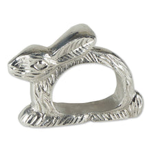 Load image into Gallery viewer, Silver Rabbit Napkin Ring