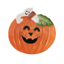 Load image into Gallery viewer, Pumpkin/Ghost Halloween Canape Plate