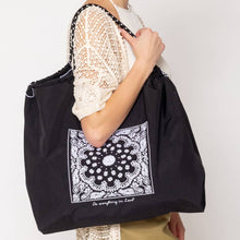 Load image into Gallery viewer, Paisley Rope Strap Shoulder Bag