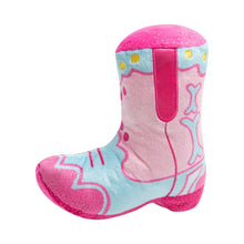 Load image into Gallery viewer, Plush Pinky Boot Dog Toy