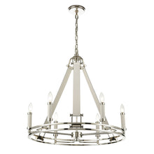 Load image into Gallery viewer, Bergamo 28" x 29' Wide 6 Light Chandelier