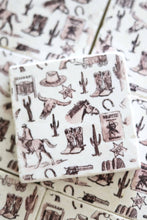 Load image into Gallery viewer, Western Toile Marble Coaster