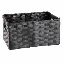 Load image into Gallery viewer, Black Paper Rope Baskets- S/2