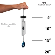 Load image into Gallery viewer, Agate Wind Chime - Blue