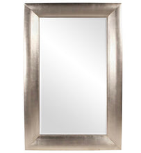 Load image into Gallery viewer, Oversize Silver Leaf Champagne Floor Mirror