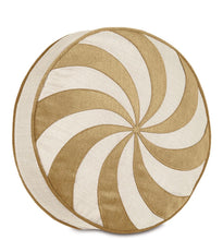 Load image into Gallery viewer, Peppermint Swirl Tinsel Decor Pillow