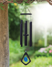 Load image into Gallery viewer, Blue Agate Wind Chime 30"