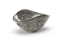 Load image into Gallery viewer, Black Oval Porcelain Centerpiece Bowl