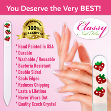 Load image into Gallery viewer, Strawberry Summer Crystal Nail File