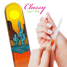 Load image into Gallery viewer, Desert Oasis Crystal Nail File