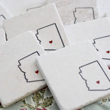 Load image into Gallery viewer, Arizona State Marble Coaster