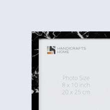 Load image into Gallery viewer, Rare Earth Black Marble Photo Frame