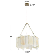 Load image into Gallery viewer, Stacked Onyx Chandelier