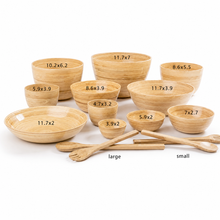 Load image into Gallery viewer, Bamboo Serving Bowl Collection