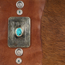 Load image into Gallery viewer, Genuine Leather & Cowhide Briefcase