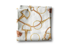 Load image into Gallery viewer, Equestrian Tack Kitchen Dish Towel