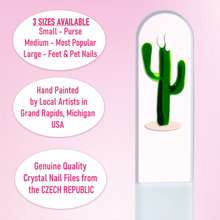 Load image into Gallery viewer, Cactus Desert Crystal Nail File