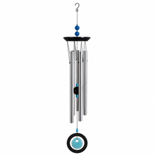 Load image into Gallery viewer, 34" Blue Stone Wind Chime