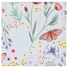 Load image into Gallery viewer, Meadow Butterfly Cotton Napkins S/4