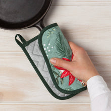 Load image into Gallery viewer, Poinsettia Christmas Potholder