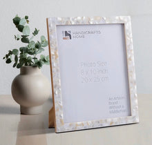 Load image into Gallery viewer, White Mother-of-Pearl Photo Frame Collection