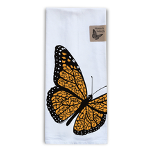 Load image into Gallery viewer, Monarch Butterfly Tea Towel
