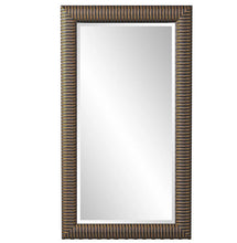 Load image into Gallery viewer, Variegated Antique Copper Wood Mirror