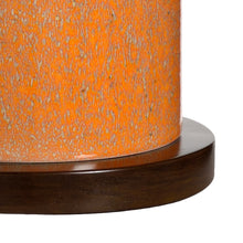 Load image into Gallery viewer, Orange Ceramic Glaze Table Lamp