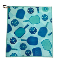 Load image into Gallery viewer, Pickleball Microfiber/Cotton Athletic Towel