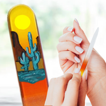 Load image into Gallery viewer, Desert Oasis Crystal Nail File