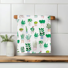 Load image into Gallery viewer, Potted Garden Kitchen Dish Towel