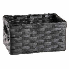 Load image into Gallery viewer, Black Paper Rope Baskets- S/2