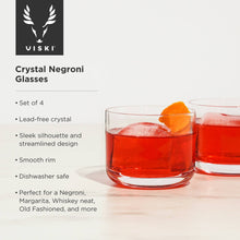 Load image into Gallery viewer, Lead-Free Crystal Negroni Glasses- S/4