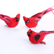 Load image into Gallery viewer, Artificial Red Cardinal w/ Clip