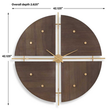 Load image into Gallery viewer, Walnut Elegance Clock