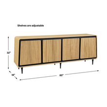 Load image into Gallery viewer, Striation 4 Door Modern Console
