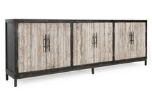 Load image into Gallery viewer, Travertine & Reclaimed Wood Sideboard