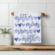 Load image into Gallery viewer, “Mom” Chinoiserie Kitchen Dish Towel