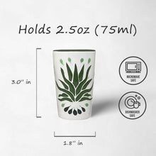 Load image into Gallery viewer, Hand-Painted Agave Shot Glass