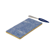 Load image into Gallery viewer, Blue & White Shagreen Cutting Board