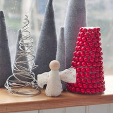 Load image into Gallery viewer, Cranberry-Stained Wood Bead Garlands