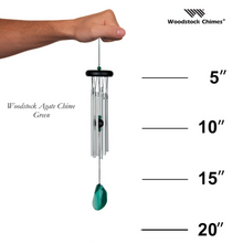 Load image into Gallery viewer, Agate Wind Chime - Green