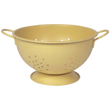 Load image into Gallery viewer, Matte Yellow Sunrise Steel Colander