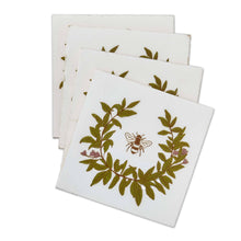 Load image into Gallery viewer, Lavender & Honey Bee Coaster- S/4