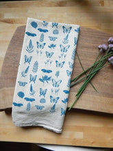 Load image into Gallery viewer, Hand Printed Butterfly Kitchen Dish Towel Collection