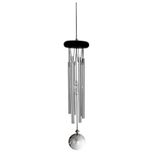 Load image into Gallery viewer, Crystal Meditation Wind Chime - Silver
