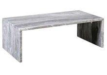 Load image into Gallery viewer, Gray Marble Cocktail Table